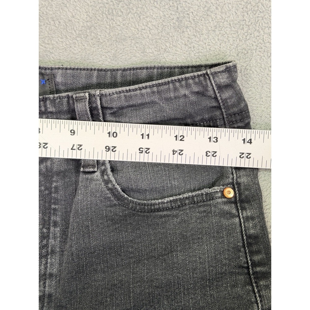 Paige Jeans Womens 27 Black Willow Denim Anessa Wide Leg High Rise Stretch - Picture 3 of 10